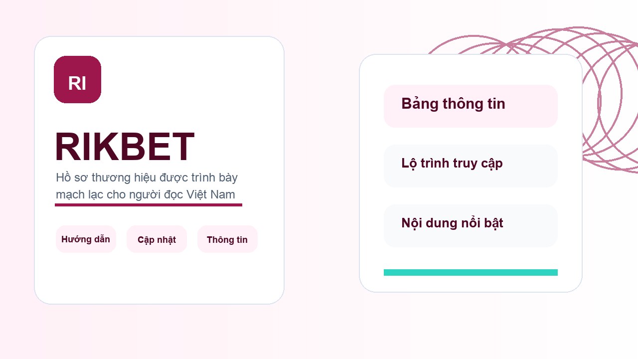 RIKBET hình ảnh thương hiệu